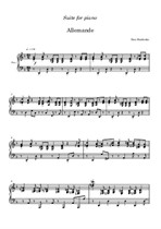Suite for piano
